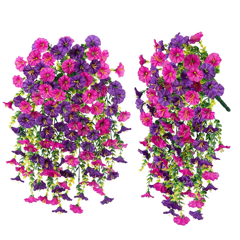 Artificial Plants and Flowers Artificial Hanging Flower UV Resistant Garden Yard Balcony Fake Plant Wedding Party Outdoor Decor thumbnail 3