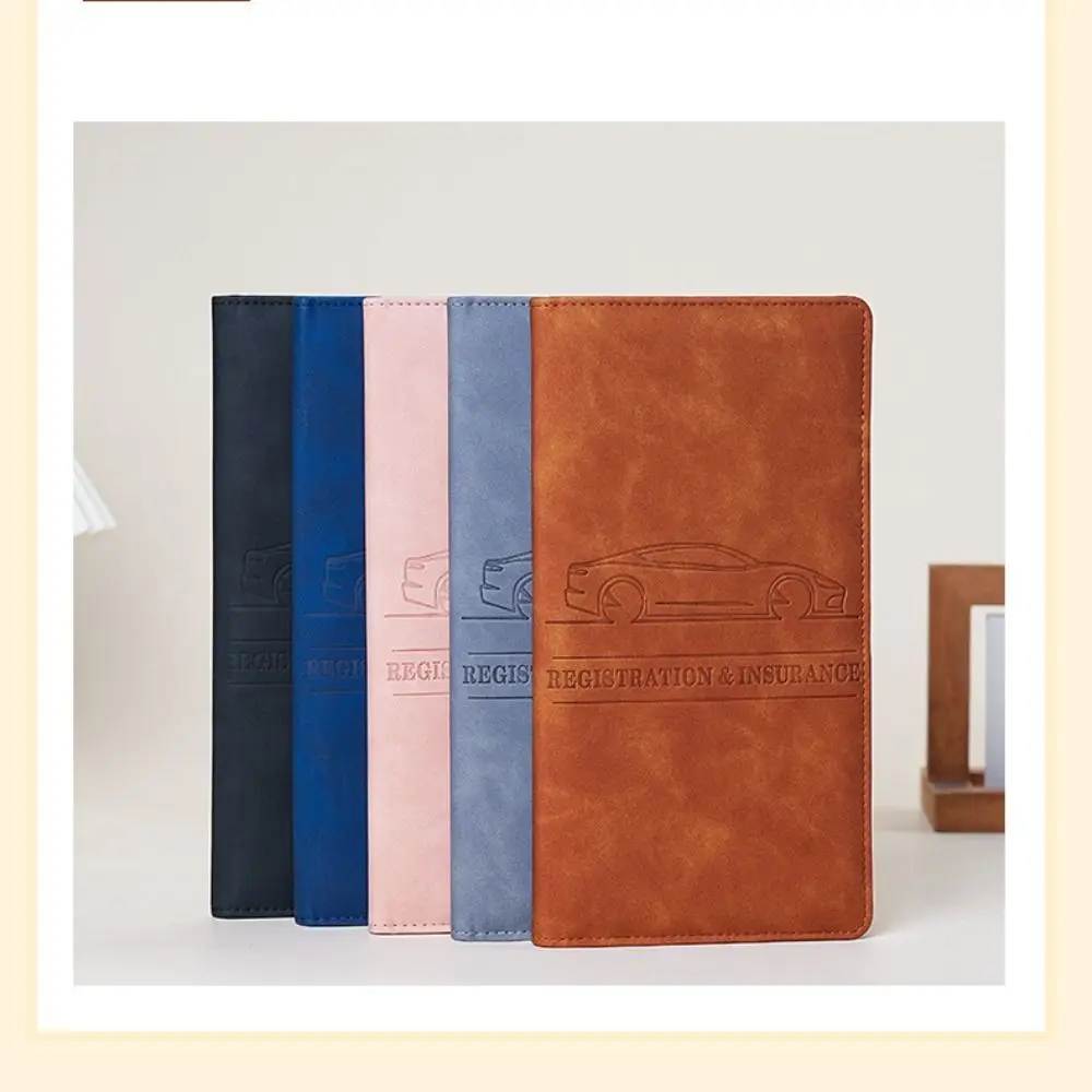 Card Holder PU Leather Passport Bag Passport Cover Ticket Holder Travel Wallet Card Case RFID Anti-theft Storage Card Bag Men thumbnail 2