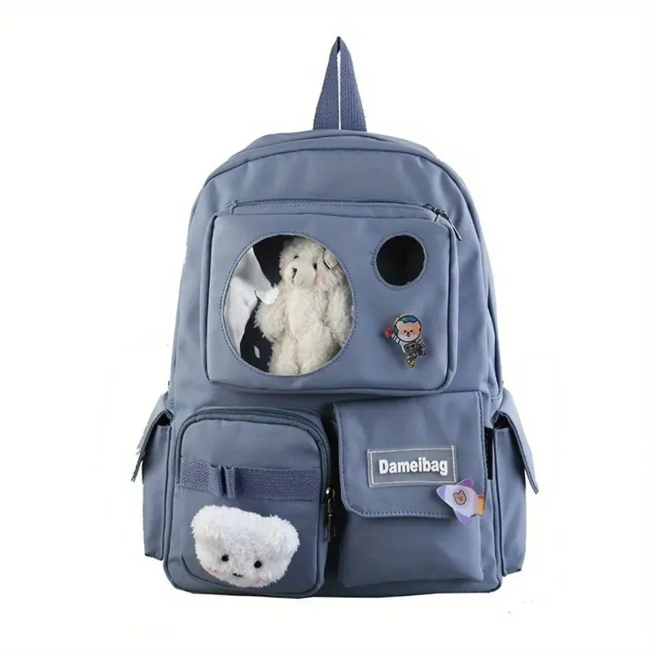 New Women Backpack School Bag for Teenage Girls Japanese Korean Rucksack Student Bookbags Laptop Backpack Lovey Lady Backpack thumbnail 2