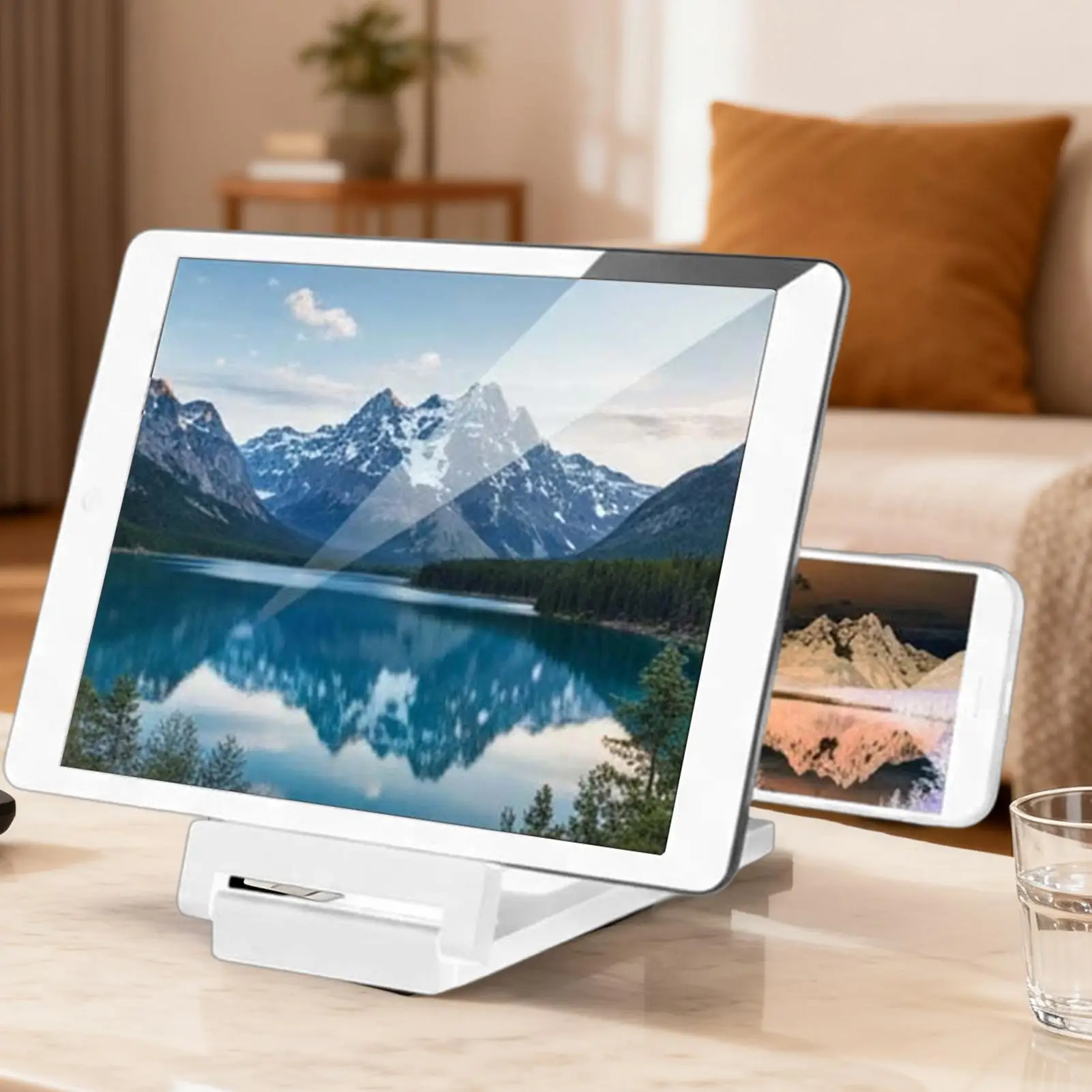Screen Magnifier for Phone Foldable Magnifying Enlarger Tool Portable Phone Screen Magnifier for Daily Reading Learning Movie thumbnail 5