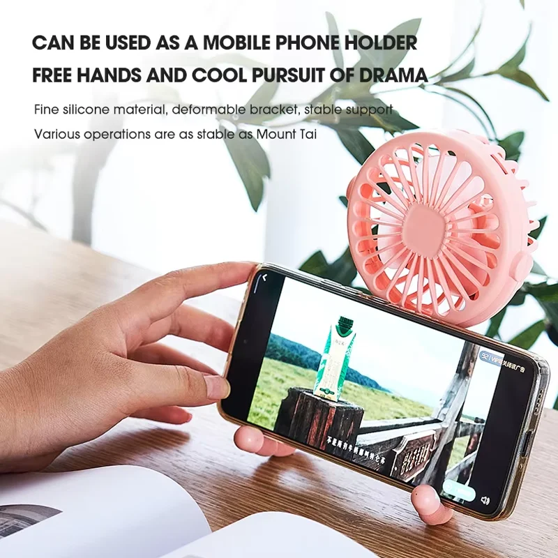 Portable Small Fan With USB Charging Capable Of Winding 360 Degree Rotating Octopus Fan Suitable For Outdoor Baby Strollers thumbnail 3