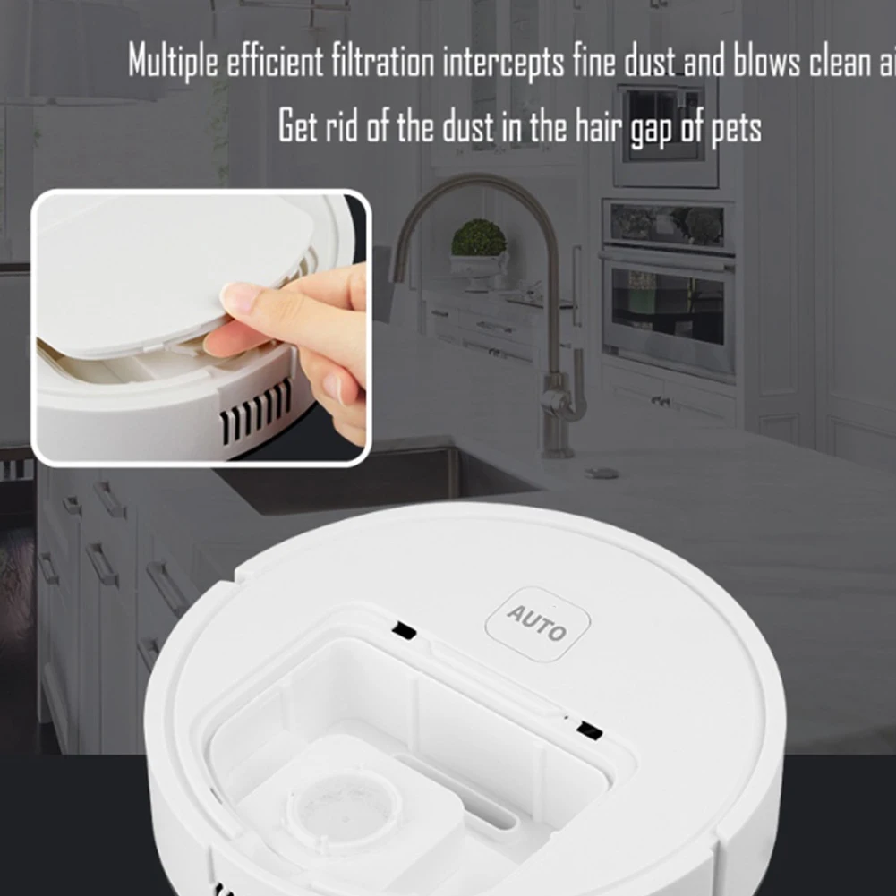 3-in-1 Automatic Cleaning Sweeping Machine Intelligent Robot Vacuum Cleaner Strong Suction Sweep Mop for Pet Hair Hard Floor thumbnail 4