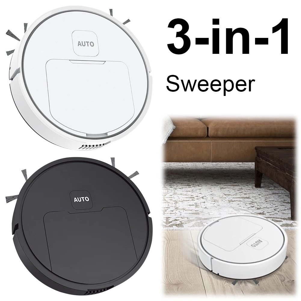 3-in-1 Automatic Cleaning Sweeping Machine Intelligent Robot Vacuum Cleaner Strong Suction Sweep Mop for Pet Hair Hard Floor thumbnail 2