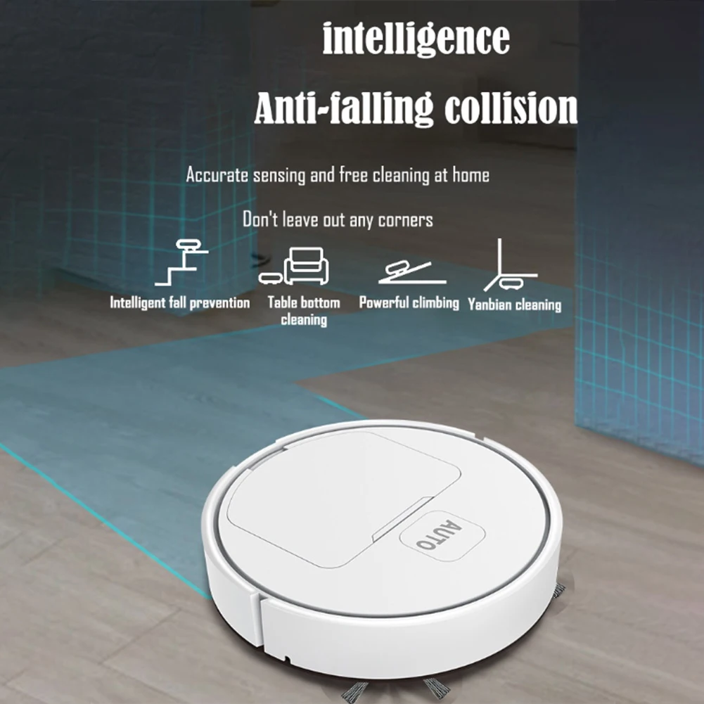 3-in-1 Automatic Cleaning Sweeping Machine Intelligent Robot Vacuum Cleaner Strong Suction Sweep Mop for Pet Hair Hard Floor thumbnail 6