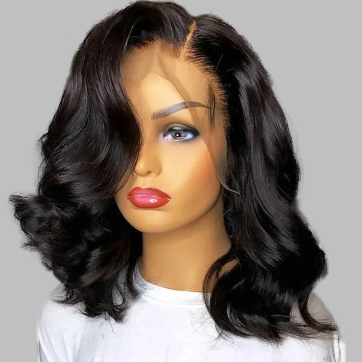 13x4 Body Wave Lace Front Wig Human Hair PrePlucked Brazilian Human Hair Lace Frontal Wigs For Women 4x4 Lace Closure Wig thumbnail 6
