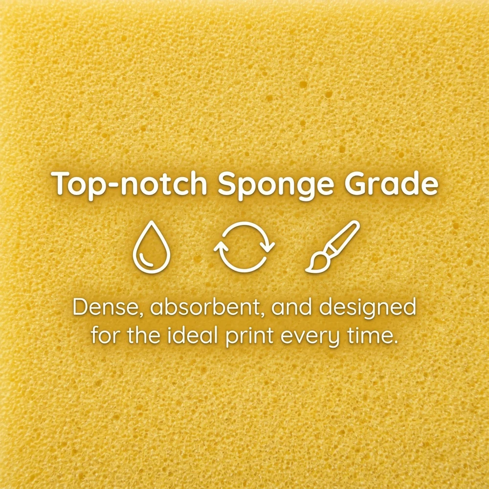 3/6/9/12Pcs Sponge Stamp Set, Random Fun Shapes with Handles for DIY Art, Washable Painting Craft Tools for Artists & Hobbyists thumbnail 5