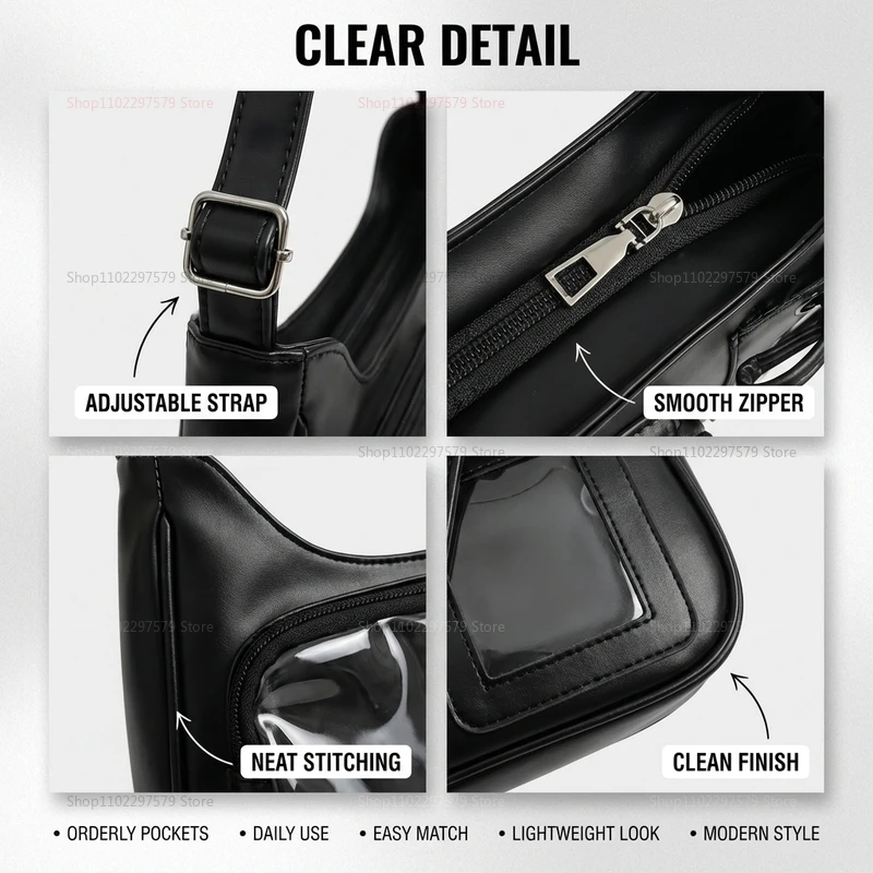 2026 Fashion Handbag Shoulder Bag Crossbody Purse Unique Design Stylish Multiway Tote for Work Travel Shopping Casual Daily Use thumbnail 4