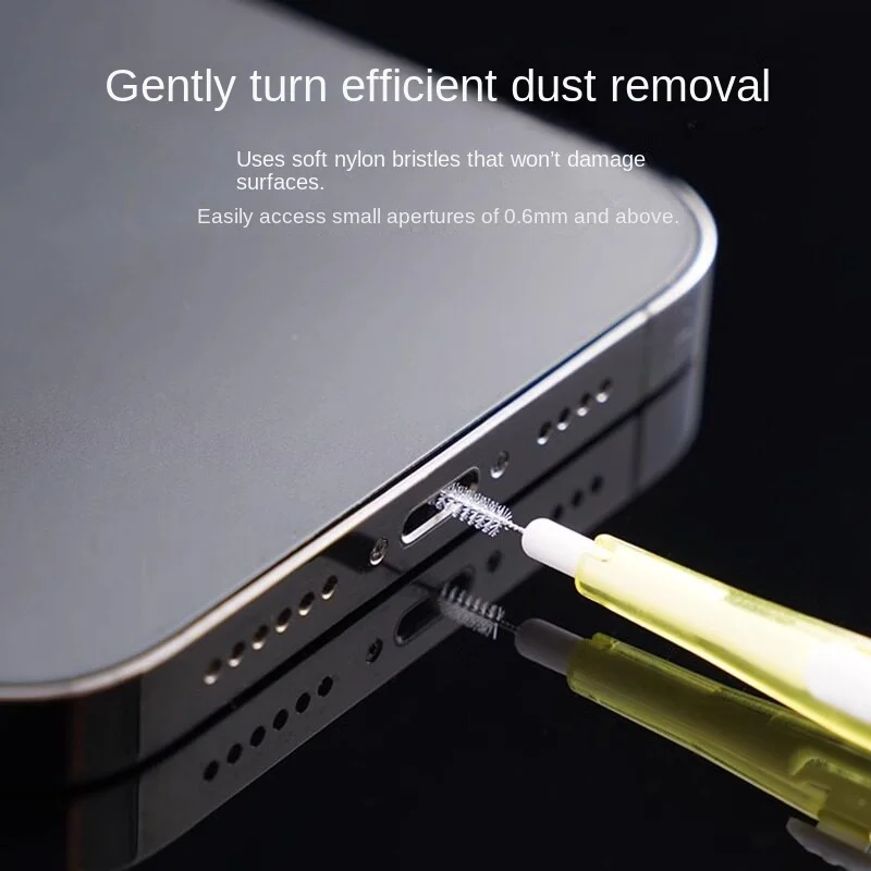 Mobile Phone Speaker Charging Port Cleaning Set Dust Plug for iPhone 16 15 14 Earphones Clean Kit Brush for Samsung Xiaomi thumbnail 2