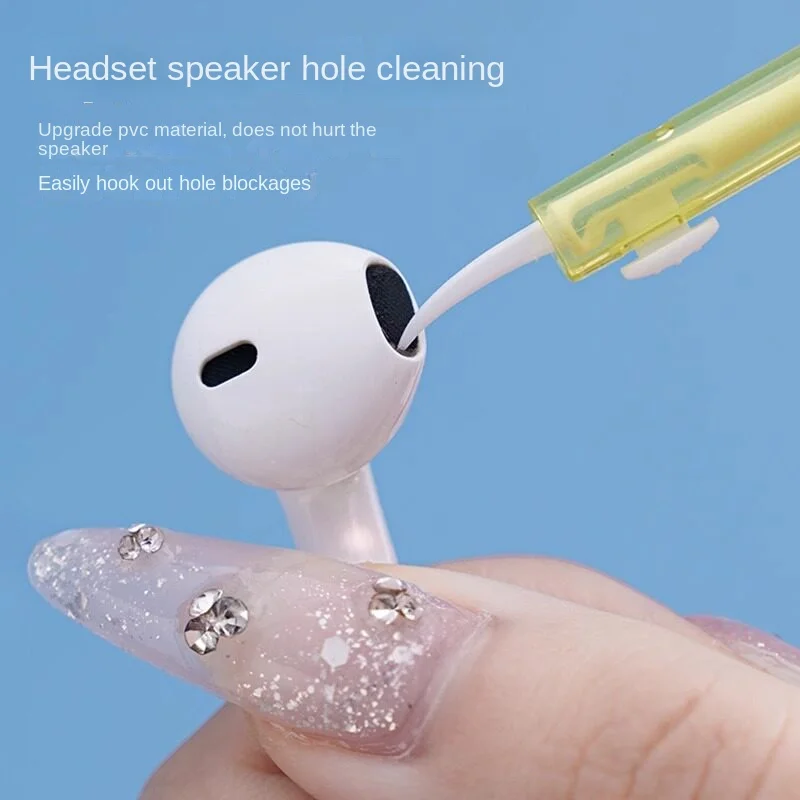 Mobile Phone Speaker Charging Port Cleaning Set Dust Plug for iPhone 16 15 14 Earphones Clean Kit Brush for Samsung Xiaomi thumbnail 3