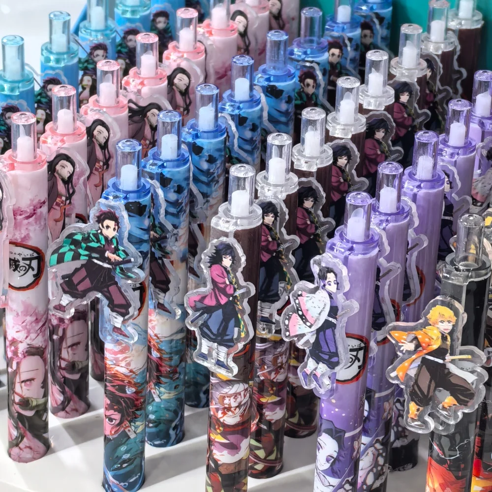 Anime Demon Slayer Gel Pen Student Writing Pen Anime Character Stationery School Supplies Gift Seasonal Companion thumbnail 2