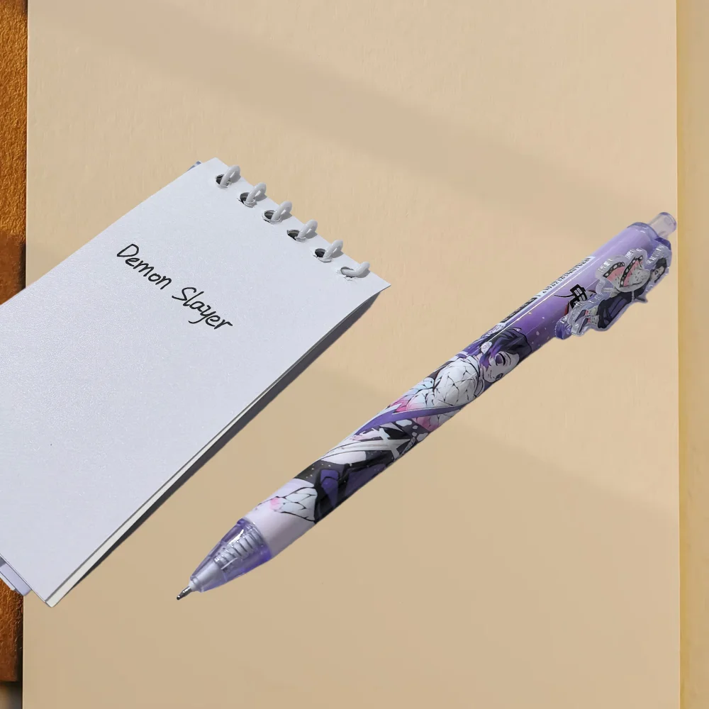 Anime Demon Slayer Gel Pen Student Writing Pen Anime Character Stationery School Supplies Gift Seasonal Companion thumbnail 3