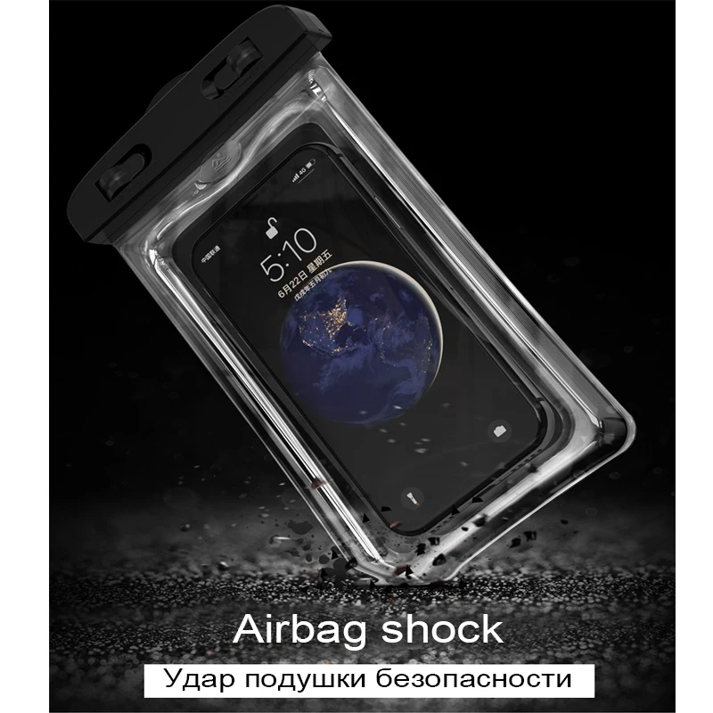 Floating Airbag Waterproof Phone Bag Phone Case For IPhone 17 16 15 14 13 Pro Max Samsung Huawei Xiaomi Waterproof Swimming Bags thumbnail 5