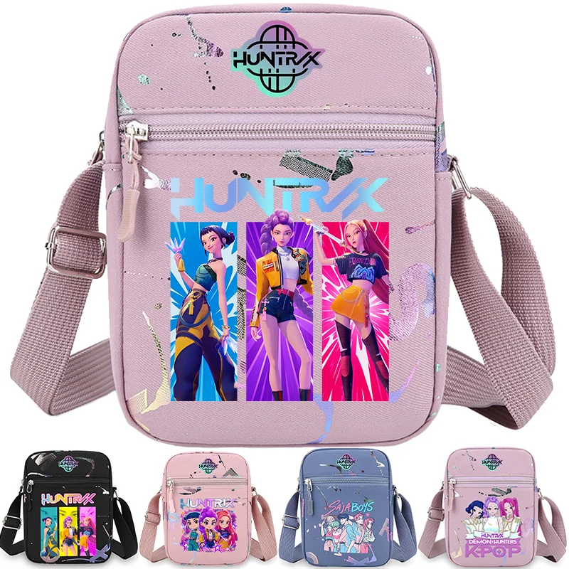 KPOP Demon Hunters Crossbody Phone Bag Single Shoulder Pouch Coin Wallet Purse Handbag thumbnail 2