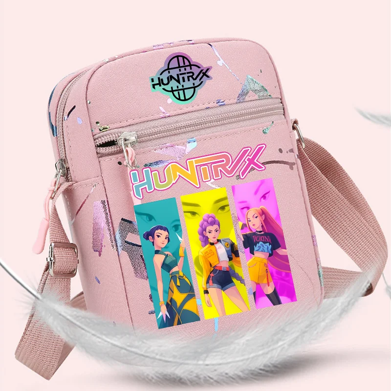 KPOP Demon Hunters Crossbody Phone Bag Single Shoulder Pouch Coin Wallet Purse Handbag
