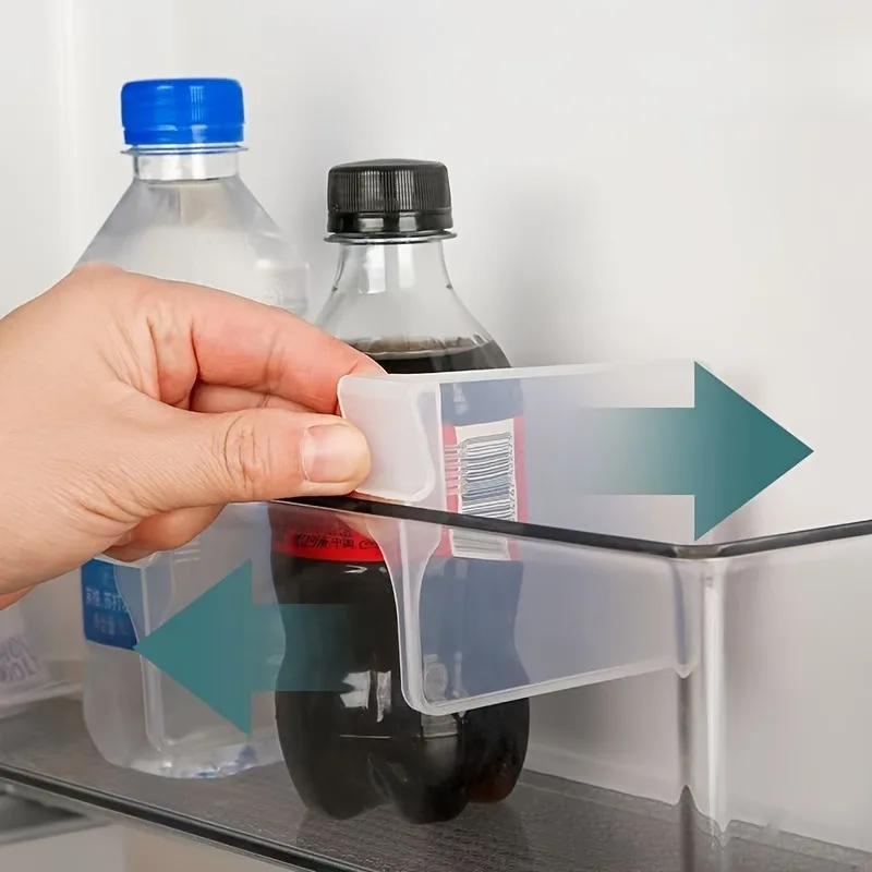 5/10pcs Adjustable Refrigerator Dividers - Multifunctional Clip-On Storage Organizers for Fridge Organization, Shelf Dividers thumbnail 2