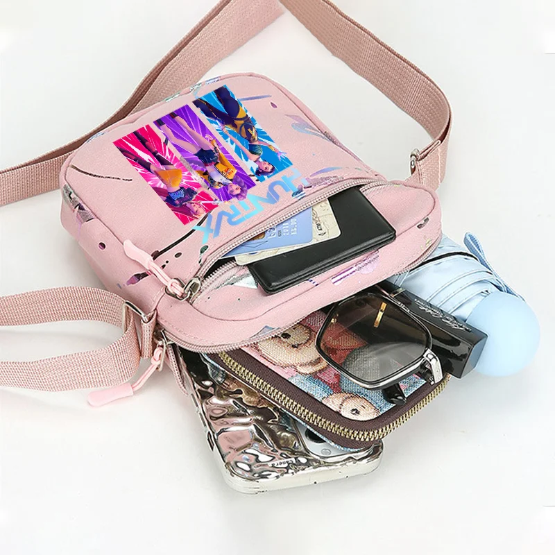 New⭐️KPOP Demon Hunters Crossbody Phone Bag Single Shoulder Pouch Coin Wallet Purse Warriors Handbag Fans Gril Gifts thumbnail 5
