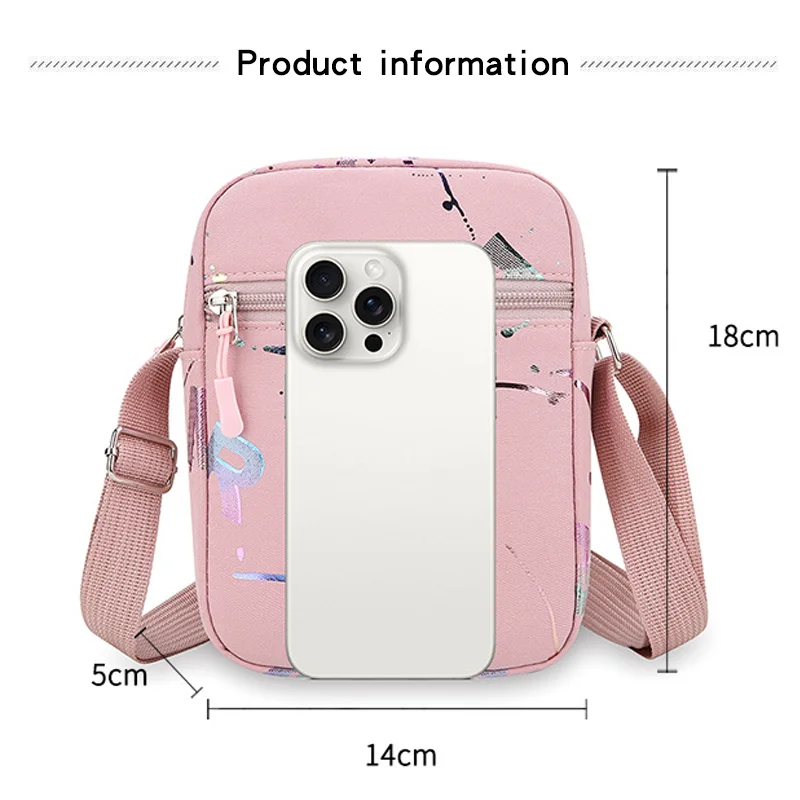 New⭐️KPOP Demon Hunters Crossbody Phone Bag Single Shoulder Pouch Coin Wallet Purse Warriors Handbag Fans Gril Gifts thumbnail 3
