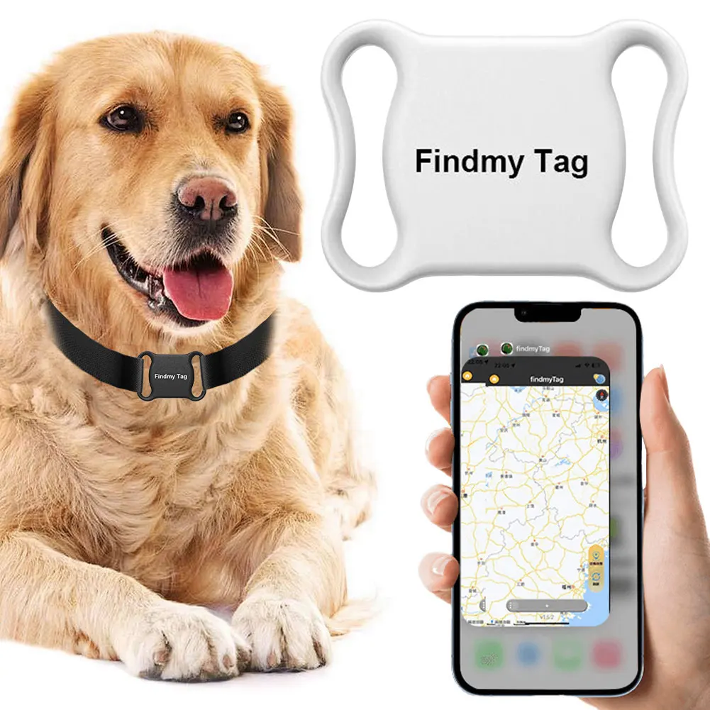 Pet Anti-Lost GPS Tracker Bluetooth-compatible Real-Time Global Location Tracker for Dogs Cats Kids Pets Keychain Wallet Luggage thumbnail 2