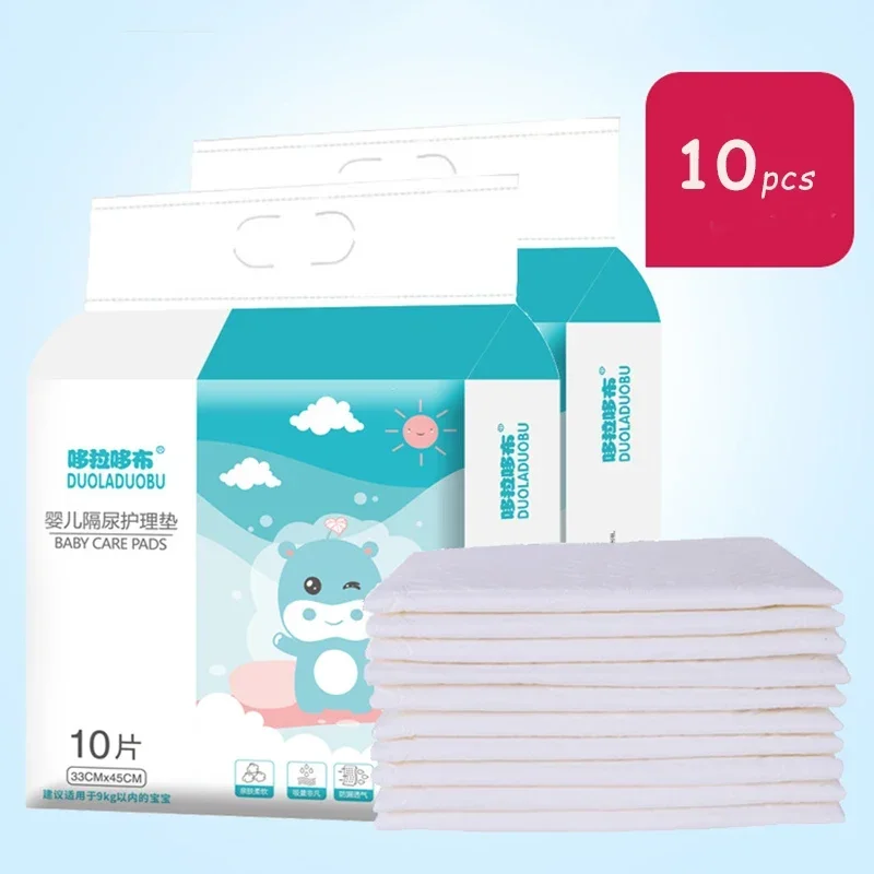 Baby Disposable Care Pad Waterproof Mattress Diaper Cover 10-Pack thumbnail 2