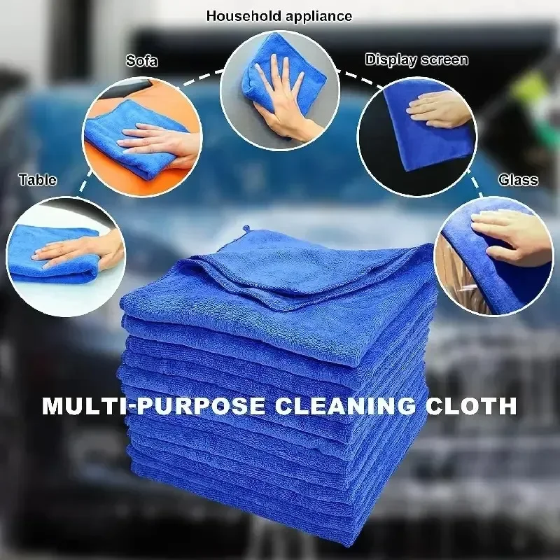 motorcycle Microfiber Towels Car Wash Drying Cloth Towel Household Clean Cloths Auto Detailing Polishing Cloth Home Clean Tools thumbnail 4