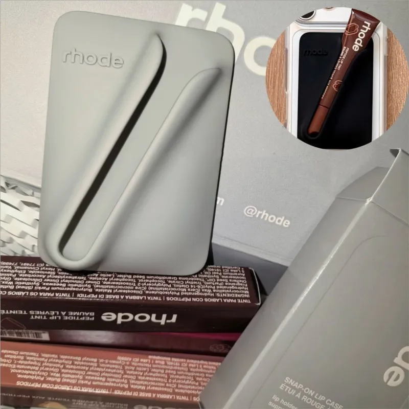 for iPhone 17 Air 15 16 14 13 12 11 Pro Max For Rhod Magnetic SNAP-ON LIP CASE Lip Holder with MagSafe Case Gloss Phone Cases