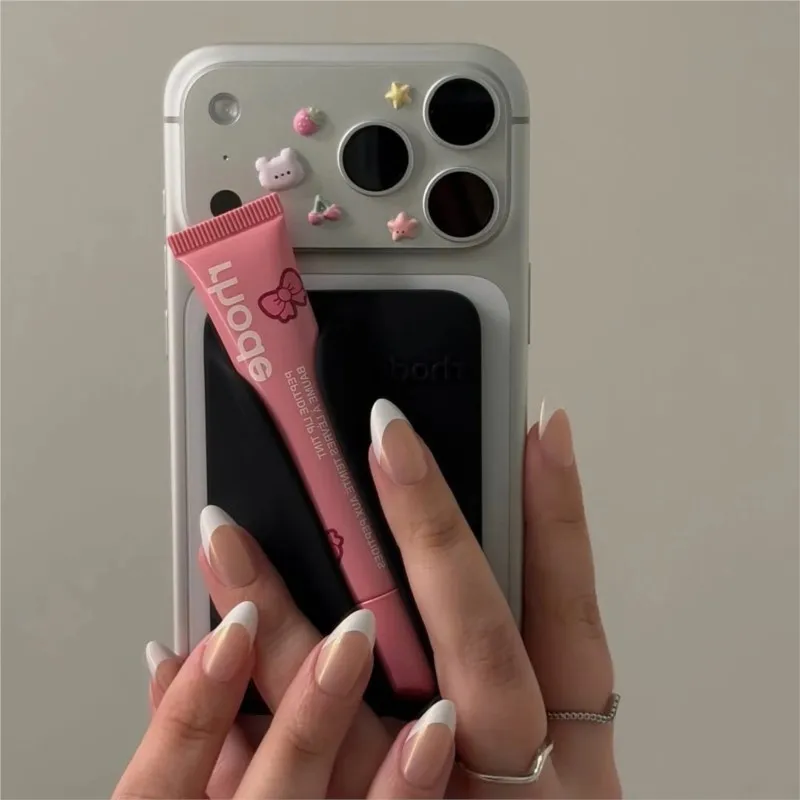 for iPhone 17 Air 15 16 14 13 12 11 Pro Max For Rhod Magnetic SNAP-ON LIP CASE Lip Holder with MagSafe Case Gloss Phone Cases thumbnail 5