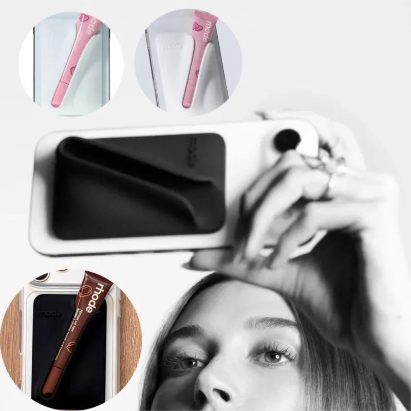 for iPhone 17 Air 15 16 14 13 12 11 Pro Max For Rhod Magnetic SNAP-ON LIP CASE Lip Holder with MagSafe Case Gloss Phone Cases thumbnail 6