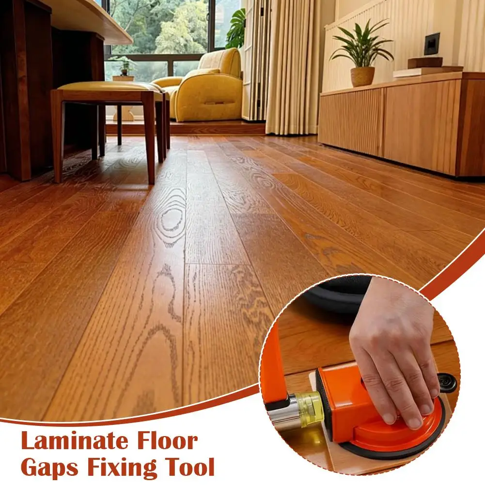 Laminate Flooring Tool Laminate Iron Fixer Vacuum Tile Flooring Slat Grabber For Diy Floor Installation Projects Gap Repair Tool thumbnail 4