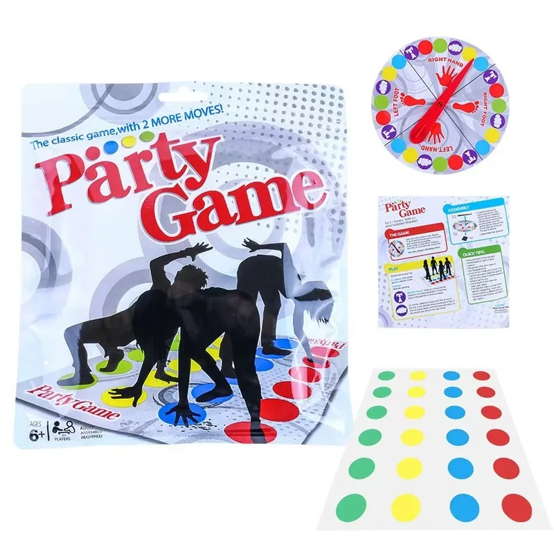 Twister Party Game - Family Indoor Outdoor Body Twisting Interactive Group Sports Toys for Children Adults Fun Aids thumbnail 6