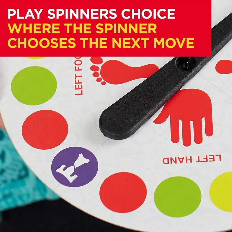 Twister Party Game - Family Indoor Outdoor Body Twisting Interactive Group Sports Toys for Children Adults Fun Aids thumbnail 4