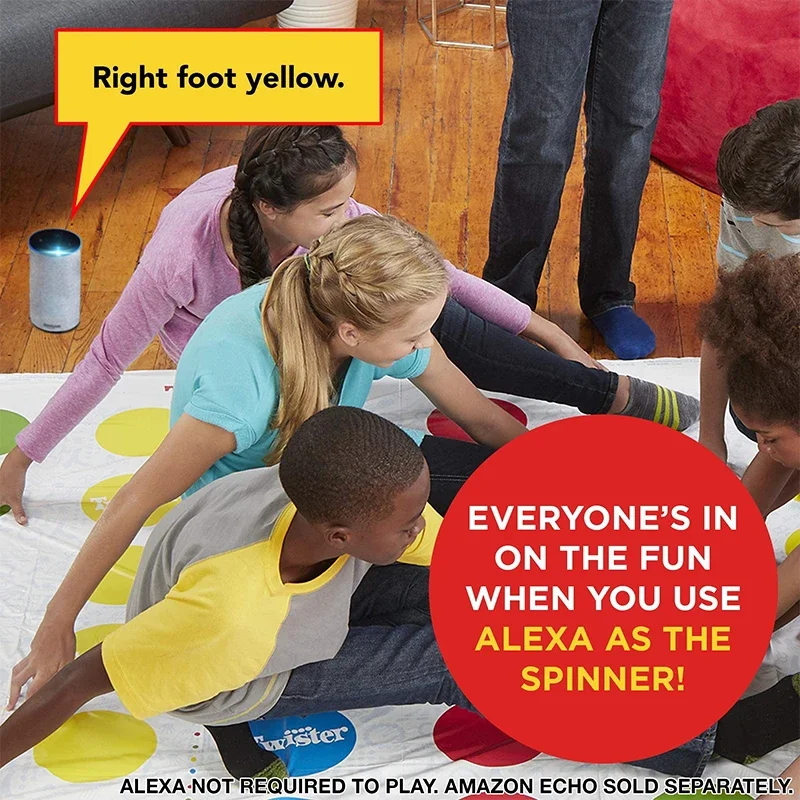 Twister Party Game - Family Indoor Outdoor Body Twisting Interactive Group Sports Toys for Children Adults Fun Aids thumbnail 2