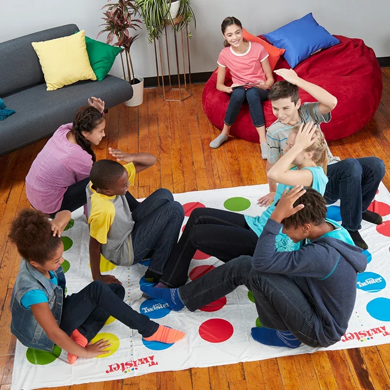 Twister Party Game - Family Indoor Outdoor Body Twisting Interactive Group Sports Toys for Children Adults Fun Aids thumbnail 3