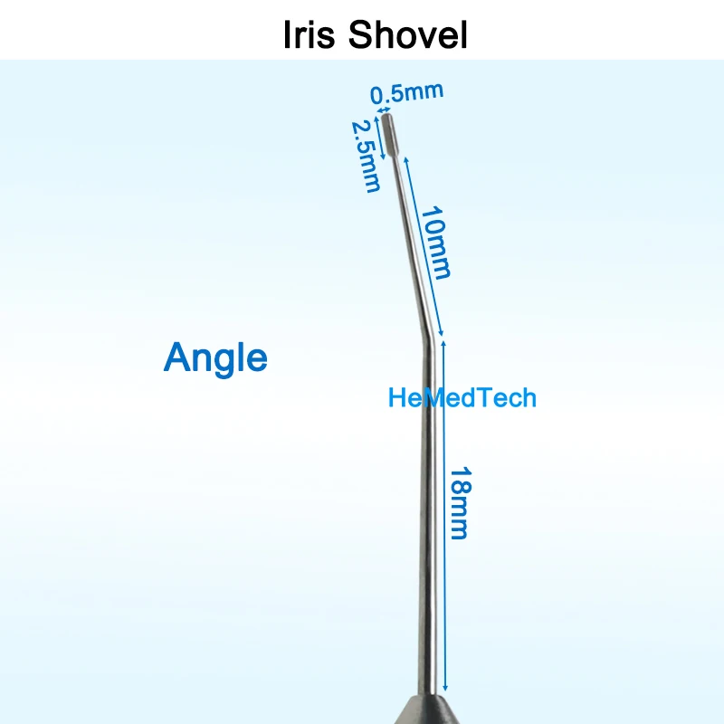 Ophthalmic Iris Spatula Iris Shovel 2.5x0.5mm Head High Quality Medical Ophthalmic Instrument Stainless Steel thumbnail 3