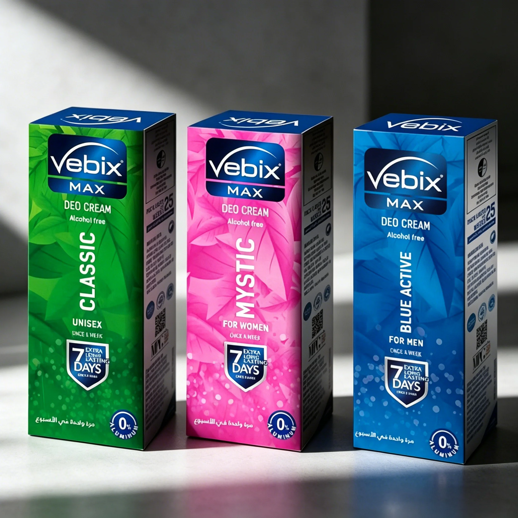25ml Vebix Max Blue Active Lotion, Long-Lasting Moisturizer, Prevents Sweat & Odor, Classic Mystic Scent thumbnail 5