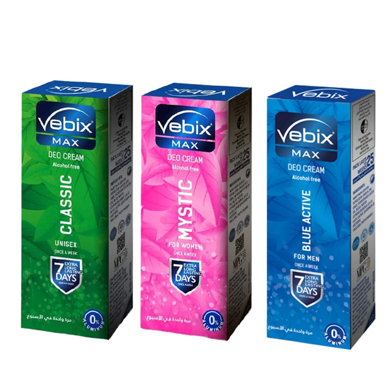 25ml Vebix Max Blue Active Lotion, Long-Lasting Moisturizer, Prevents Sweat & Odor, Classic Mystic Scent thumbnail 6