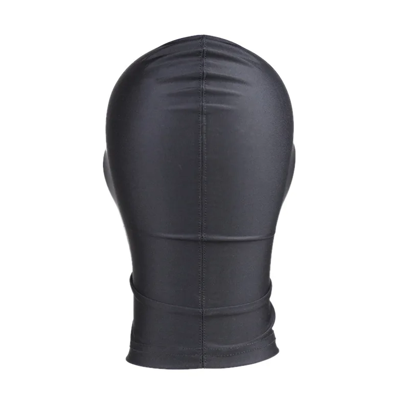 BDSM Spandex Full Head Hood Mask Breathable Open Eyes Mouth Slave Bondage Restraint Role Play Fetish Adult Sex Toy Gear thumbnail 5