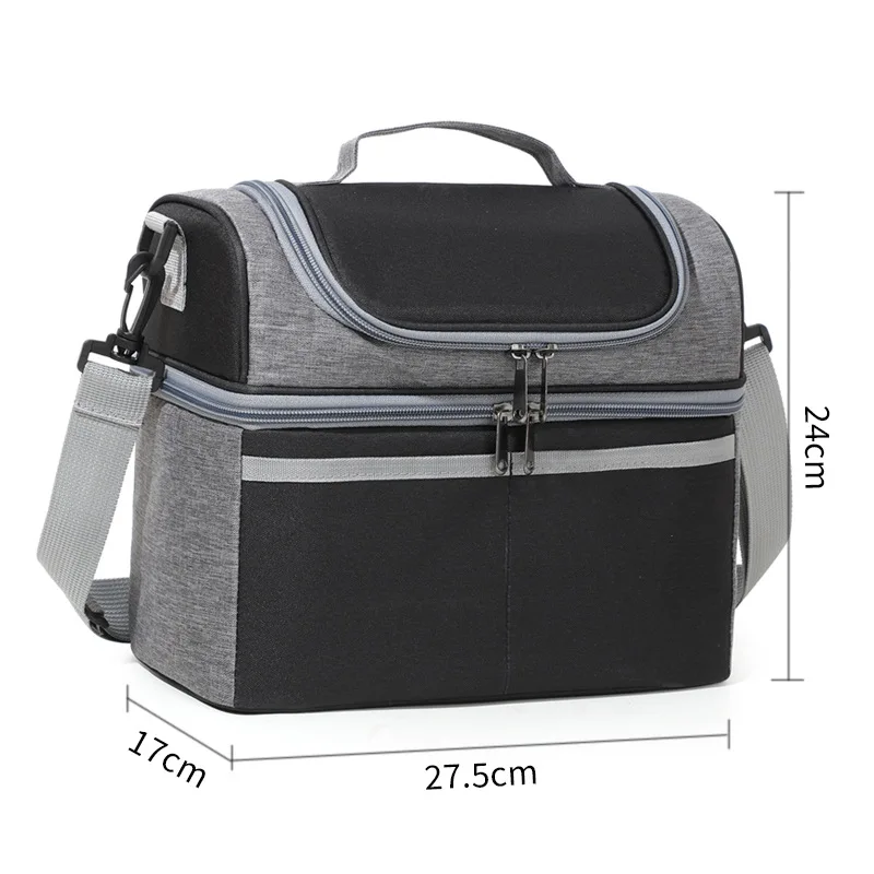 2026Multifunction Oxford Large Capacity Cooler Bag Waterproof Portable Zipper Thermal Lunch Bags for Outdoor Picnic Food Storage thumbnail 6