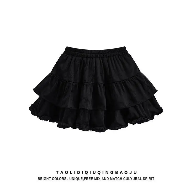 1pcs Girls Pleated Cake Skirts Children Elastic Infant Babys Ruffle A-line Skirts Kids Bubble Skirt New Toddler Princess Clothes thumbnail 5