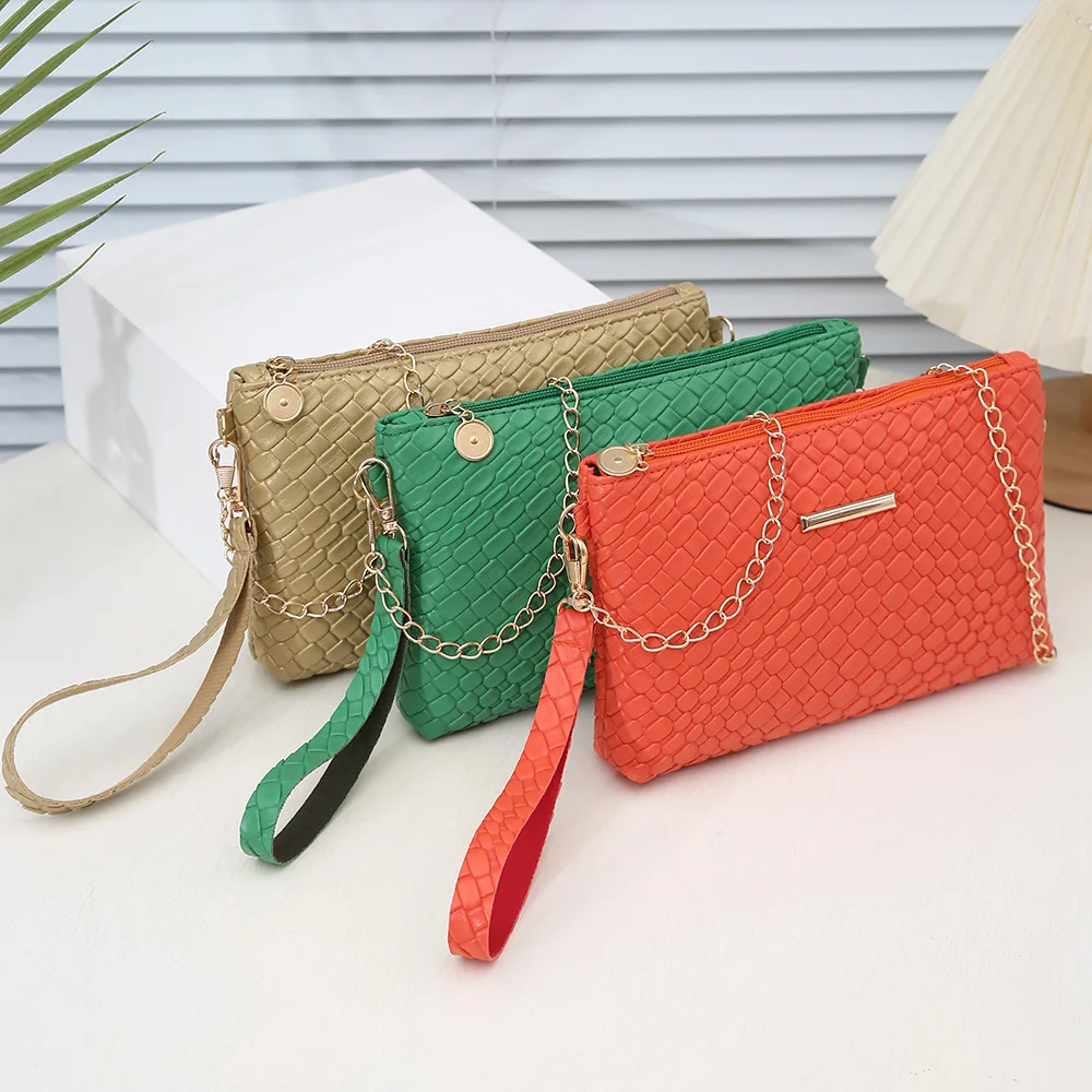 New Women's Crossbody Bag Fashion PU Leather Shoulder Bag Phone Bag Multi-functional Wallet with Chain Strap Wristlet Coin Purse thumbnail 2