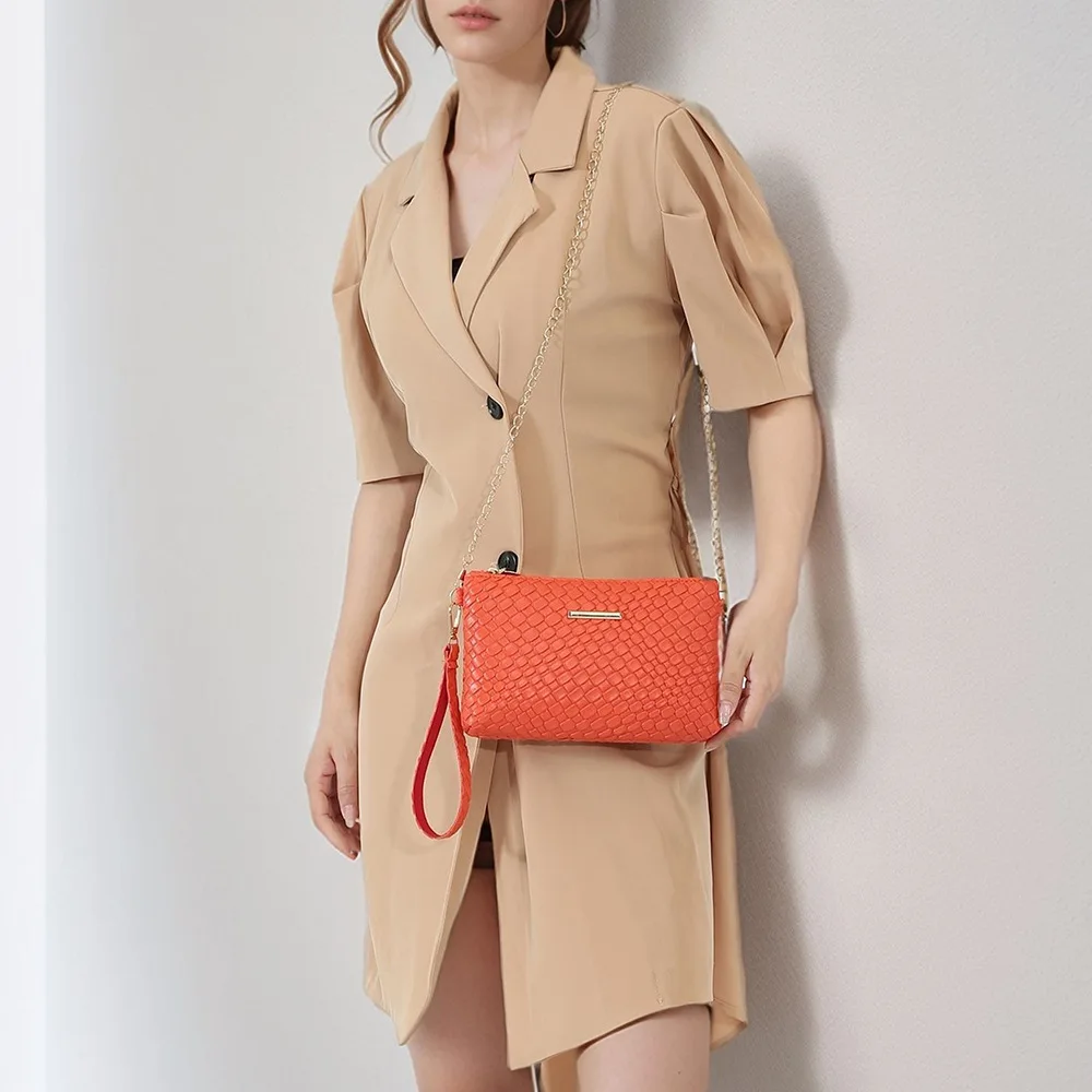New Women's Crossbody Bag Fashion PU Leather Shoulder Bag Phone Bag Multi-functional Wallet with Chain Strap Wristlet Coin Purse thumbnail 6