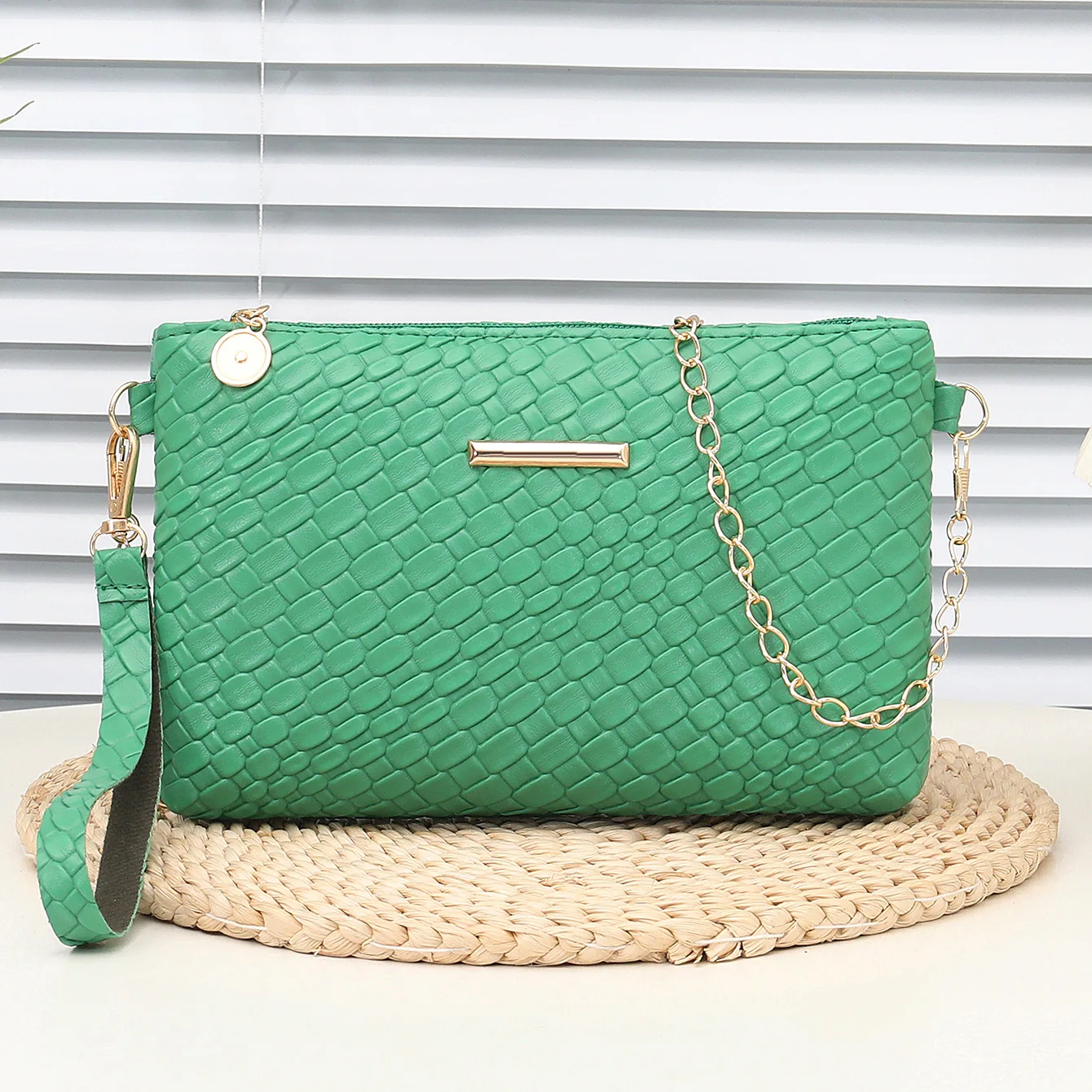 New Women's Crossbody Bag Fashion PU Leather Shoulder Bag Phone Bag Multi-functional Wallet with Chain Strap Wristlet Coin Purse thumbnail 3