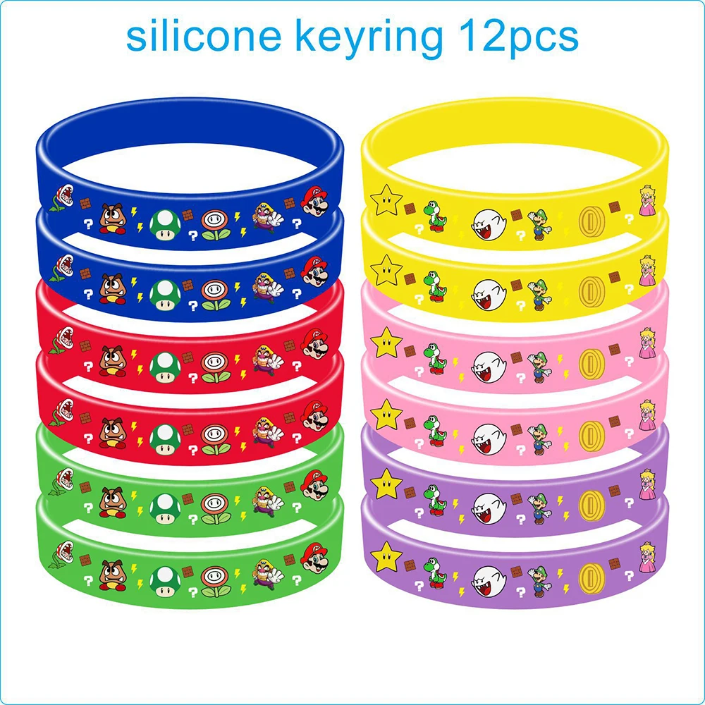 Plumber Brothers Birthday Party Favors Gifts Stamps Slap Bracelet Keychain Gift Bag Balloon Kids Party Supplies Toys Baby Shower thumbnail 2