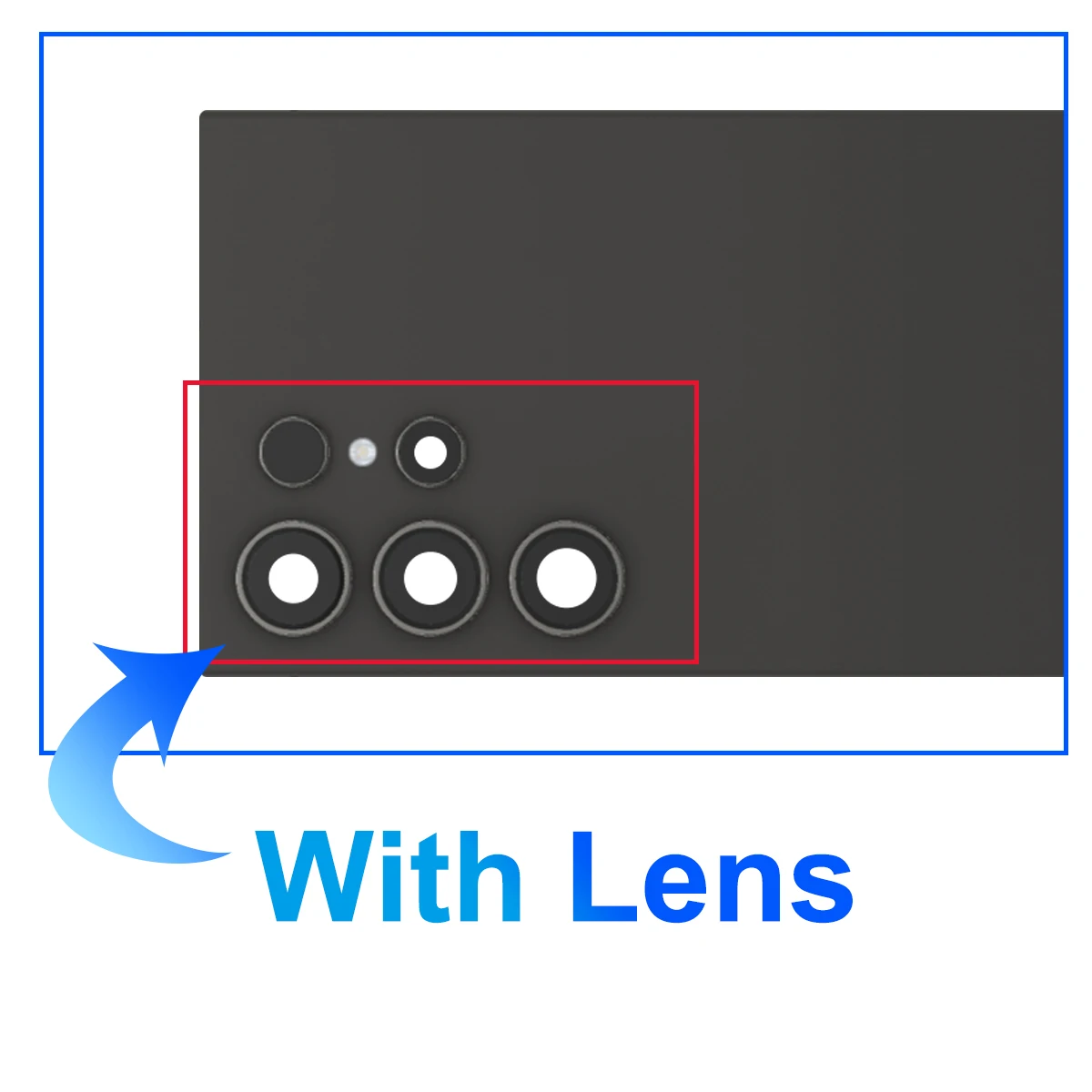 S24 Ultra Glass Battery Cover Rear Door Housing Panel Case Camera Lens Parts For Samsung For S24U Battery Cover thumbnail 4