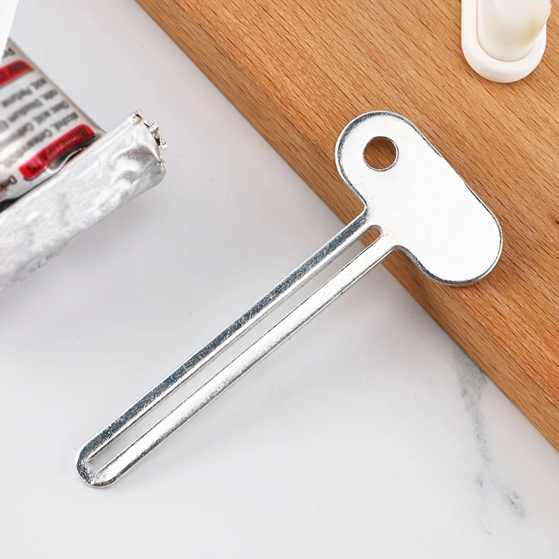 Stainless Steel Toothpaste Tube Squeezer, Manual Toothpaste Dispenser, Bathroom Accessories Metal Tube Wringer No Power Required thumbnail 3
