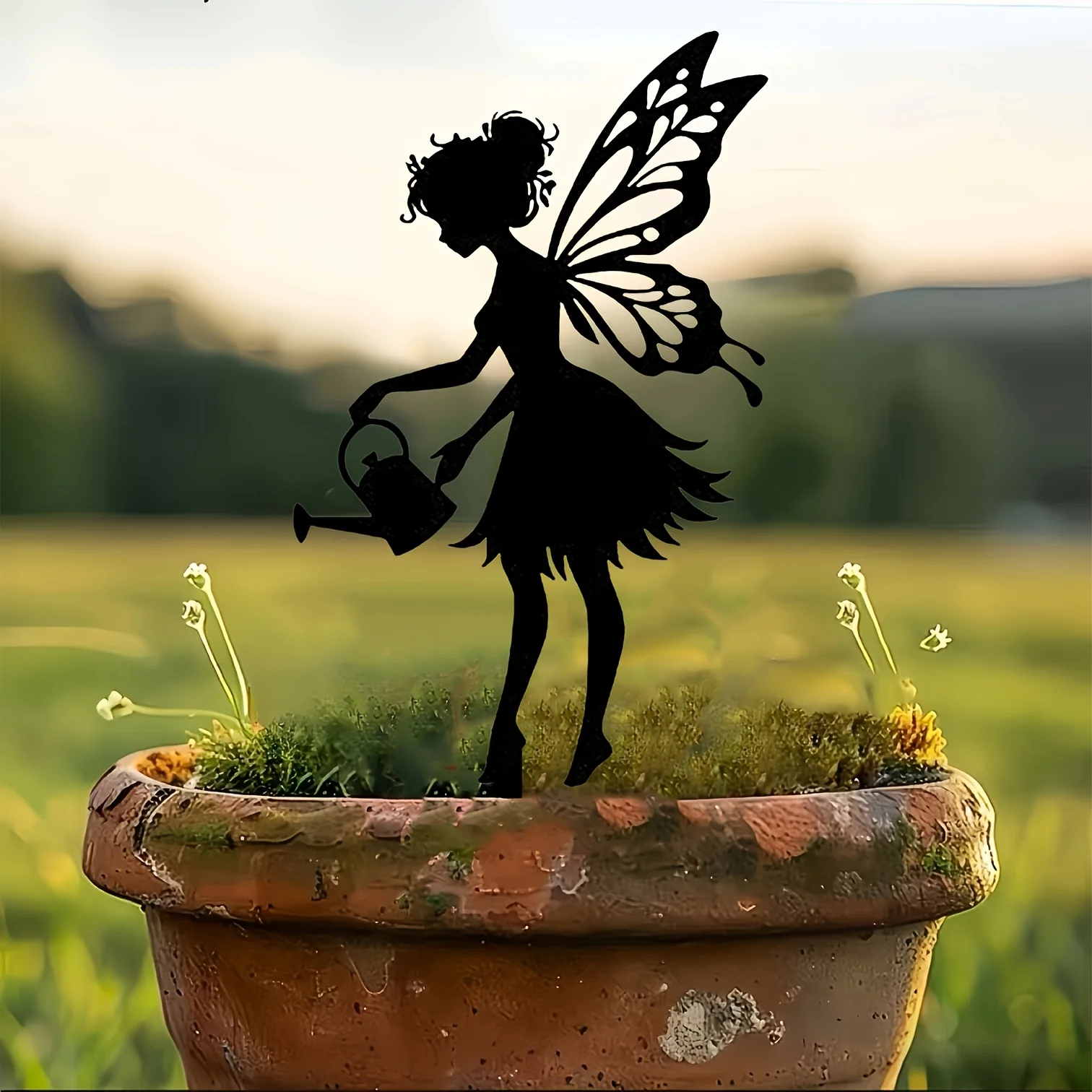 Charming Fairy Garden Ground Insert - Plastic Product,Suitable for Outdoor Decoration, Yard Embellishment and Housewarming Gifts thumbnail 4