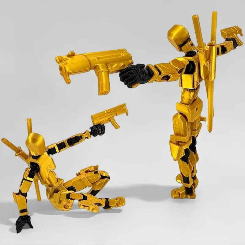 T13 Titan 13 Action Figure Set Robot Action Figure 3D Printed Robo 13 Action Fidget Toys For Collectors Desktop Decorations thumbnail 6