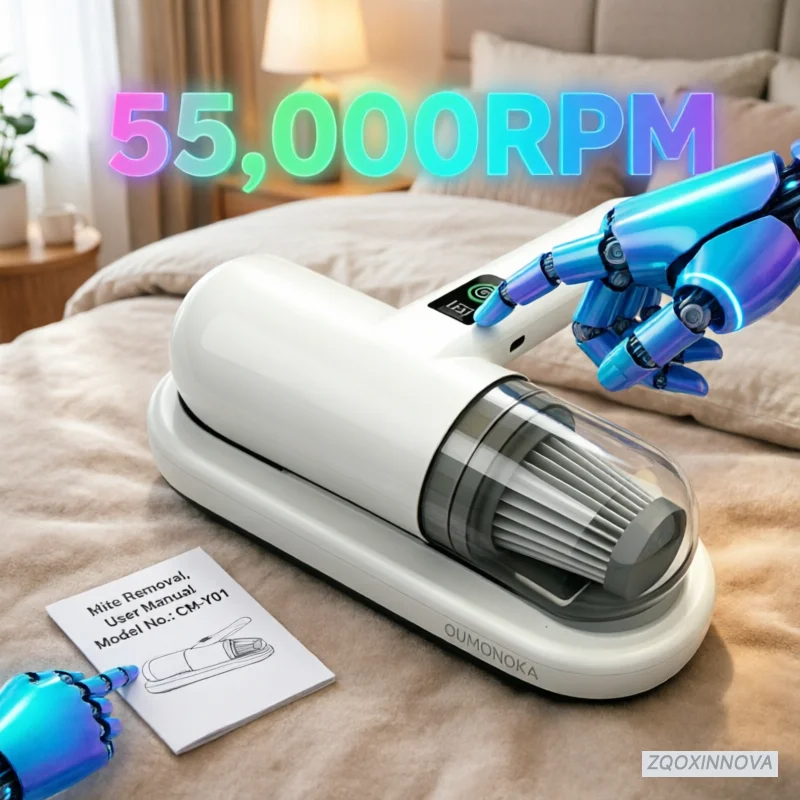 Wireless Smart Vacuum Mite Removal Machine for Home Bedding Cleaner Cordless Handheld Machine Deep Robot Mites Cleaning