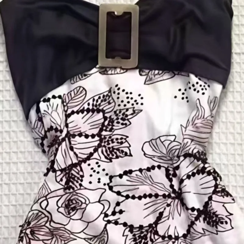 Retro Halter Top American Punk Hottie Halter Vest Harajuku Aesthetic Print Camisole Summer Splicing Design Tees Street Clothing thumbnail 5