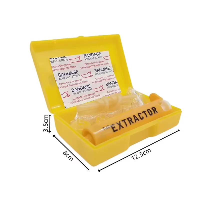 Venom Extractor Outdoors Snake Insect Bite First Aid Kit Outdoor Emergency Survival Vacuum Detox Pump Poisoning Emergency Tools thumbnail 6