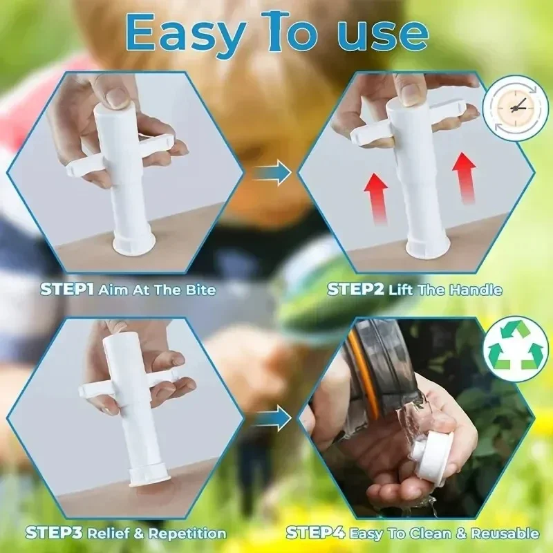 Venom Extractor Outdoors Snake Insect Bite First Aid Kit Outdoor Emergency Survival Vacuum Detox Pump Poisoning Emergency Tools thumbnail 2